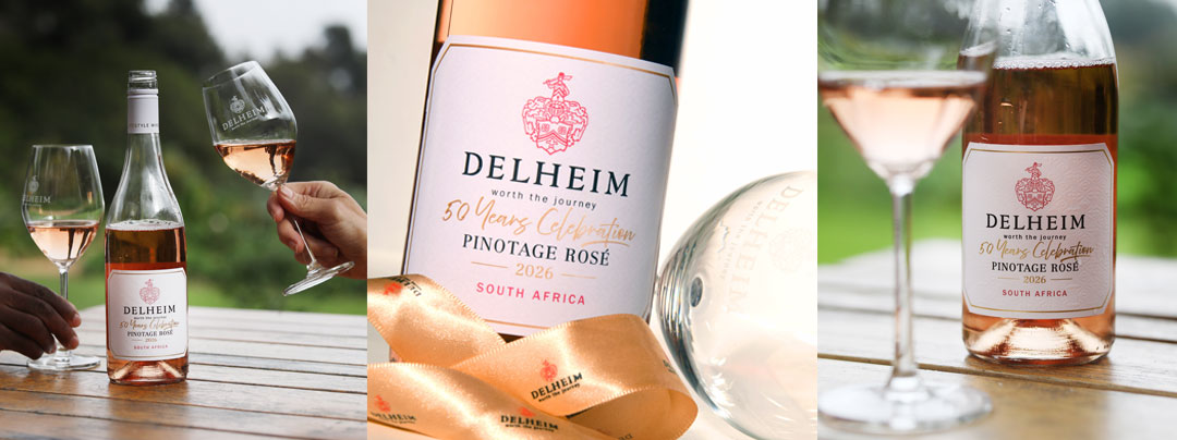 50 years celebration of Delheim Pinotage Rosé